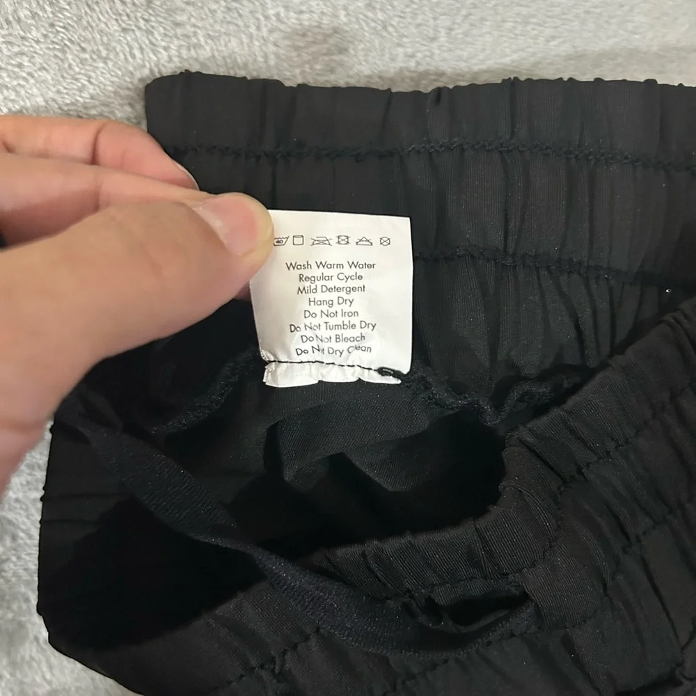 AGOGIE +40 wearable resistance ruched black pants - Picture 6 of 9